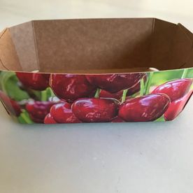 Caja para fresa o cereza 