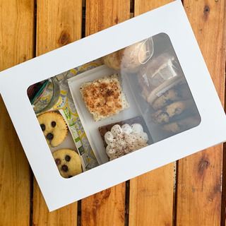caja transparente para comida