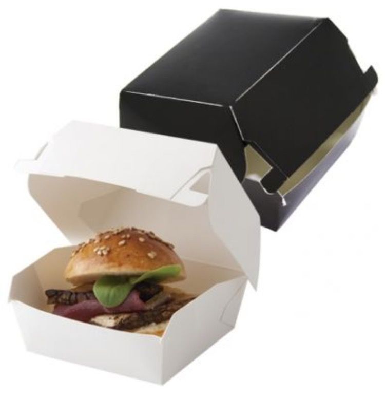 caja para hamburguesa